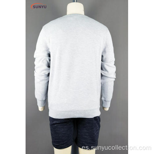 Sudadera jersey de los hombres sin capucha.